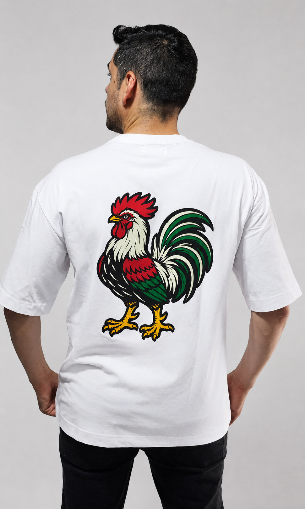 Playera Oversize — Gallo - Imagen 2