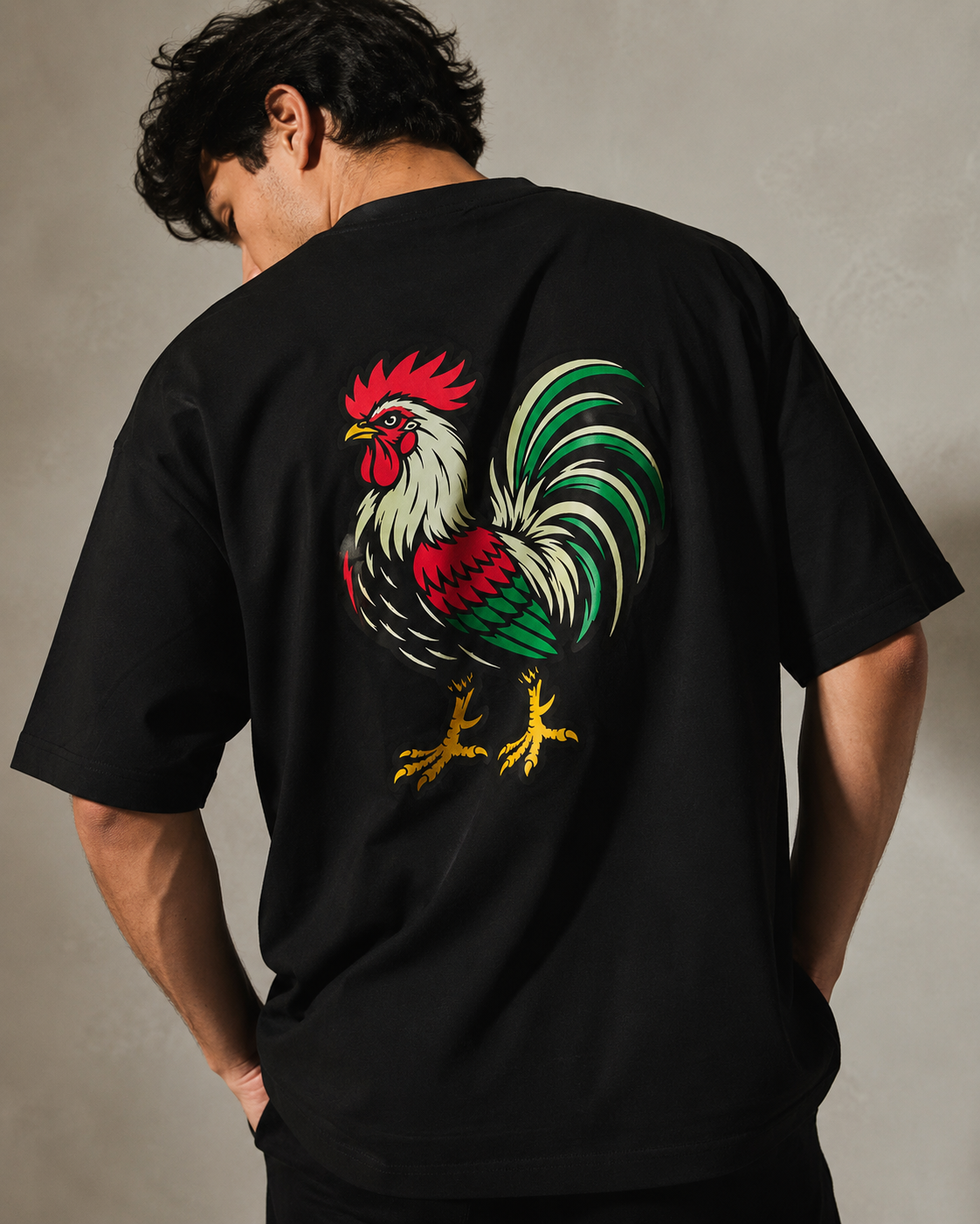 Playera Oversize — Gallo