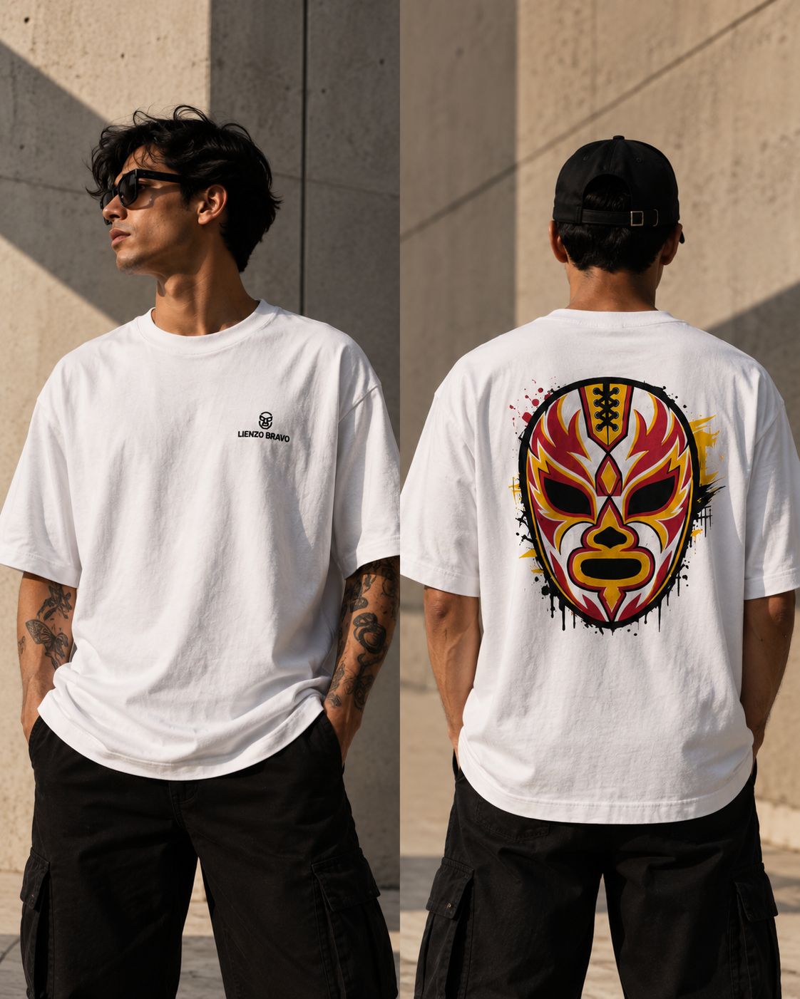 Playera Oversize — Máscara de Luchador - Imagen 8